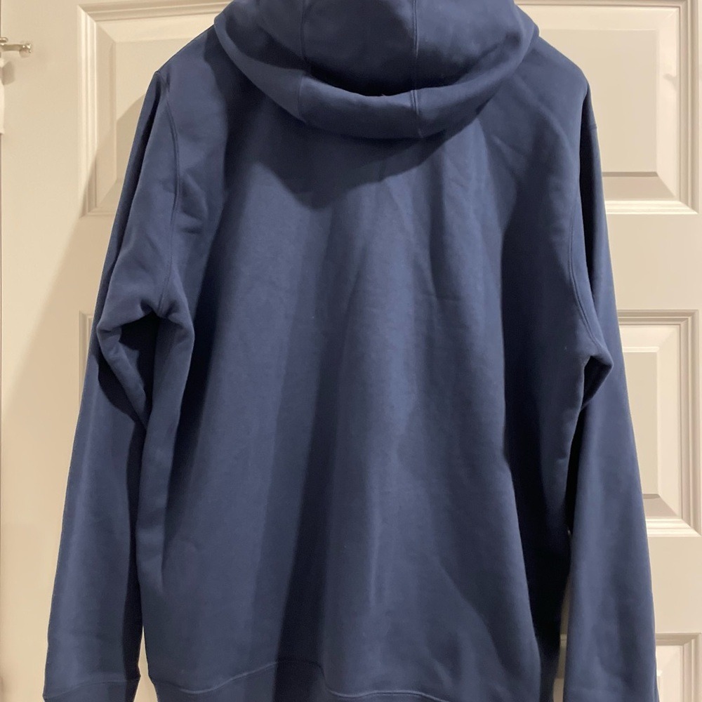 Nike Sportswear Club Fleece Hoodie College Navy Blue DX6940-4192 XXL NEW - Picture 2 of 3